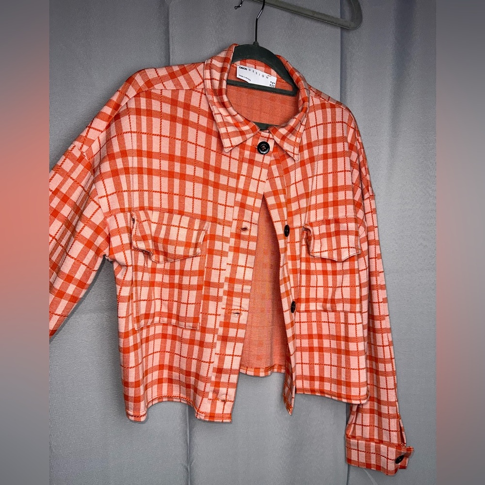 Orange blazer